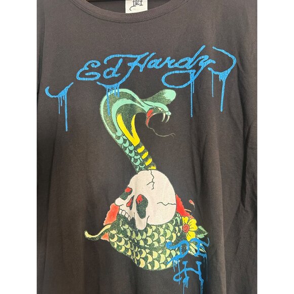 ED HARDY NWT Short Sleeve Cobra Graphic Tee XXL - Picture 2 of 9
